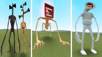 Chiến Đấu Với Siren Head VS Megahorn VS Great Mother Megaphone Mẹ Đẻ Quỷ Đầu Loa ( Garry