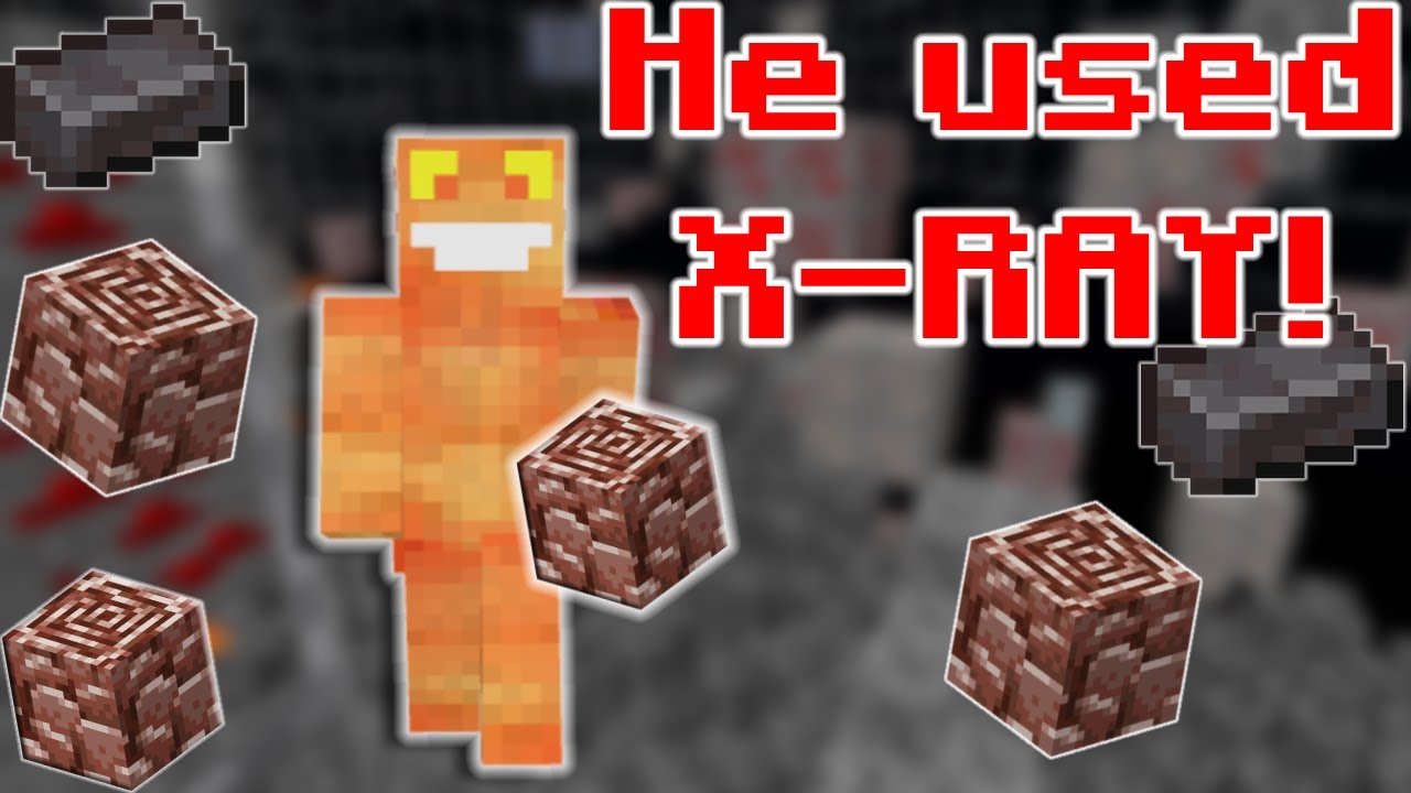 I raced my friend to full netherite BUT he was using xray...#minecraft #guestw