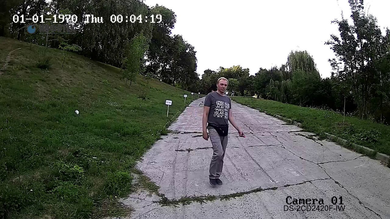 Тест изображения камеры DS-2CD2420F-IW. Hikvision