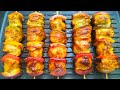 Chicken shashlik recipe  chicken shashlik stick  chicken skewers recipe  chicken skewers grill