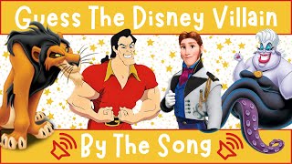 Can You Guess The Disney Villain By Their Song? | Disney Voice Quiz