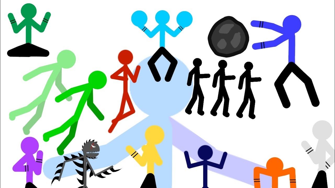 турнир стикменов, но каждый сильнее другого