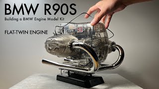 Building a BMW R90S 1/2 Engine Model Kit - Build Your Own Flat-Twin Engine