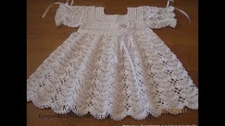 Crochet Patterns/ free/ crochet baby dress/ 4119 screenshot 2