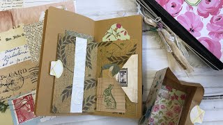 REFERENCE / IDEAS JUNK JOURNAL - LETS MAKE 3 EASY PROJECTS - NEW DIGITALS - CRAFT WITH ME - DIY