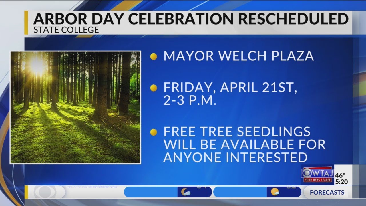 State College hosting tree giveaway for Arbor Day YouTube