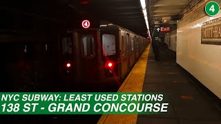 138 St - Grand Concourse - Least Used Stations | 4 Train - NYC Subway