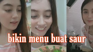 Live instagram nabilah Ratna ayu azalia, bikin menu saur /10 mei 2020