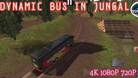 dynamic games// world bus driving simulator//night mode on off-road secret place driving gaming