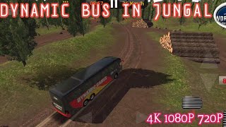 dynamic games// world bus driving simulator//night mode on off-road secret place driving gaming screenshot 5