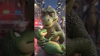 Baby Dino Becomes City Web Hero 🦖🕸️ | Short Moral Story