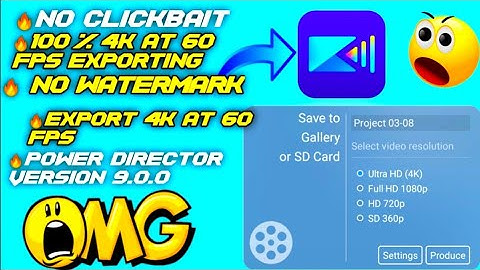 🔴Cyber link TERBARU 2021🔥!! POWER DIRECTOR PRO MOD V 9.0.0 || FULL UNLOCK|4k at 60 fps