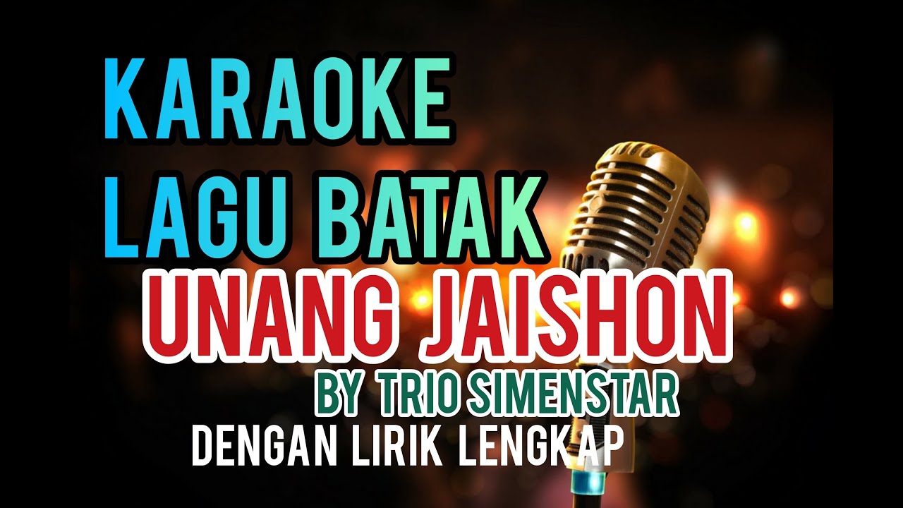 KARAOKE UNANG JAISHON - YouTube