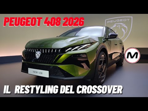 Video PEUGEOT 408 2026 | Il restyling del crossover francese