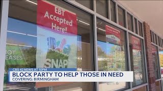 Birmingham radio station holds 'Feed the Block' party hours ahead of U.S. House vote to end governme