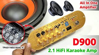 D900 2.1 Hifi Karaoke Amplifier Tpa3116D2 50W50W100W Ac & Dc Operating You Like Electronic