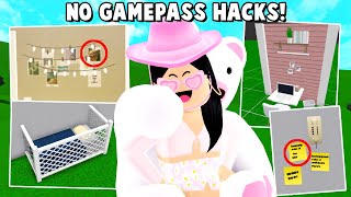 5 Bloxburg Building HACKS! *NO GAMEPASSES* (Roblox)