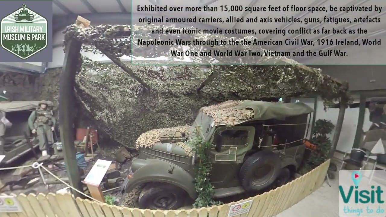Irish Military Museum inside visit D-Day memorabilia 1916 Ireland, World War One and World War Two,
