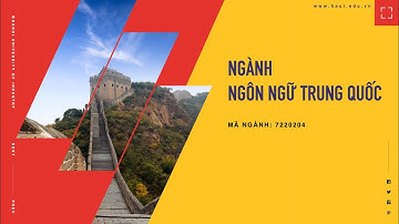 Ngành Ngôn ngữ Trung Quốc | Đại học Công nghiệp Hà Nội 2021