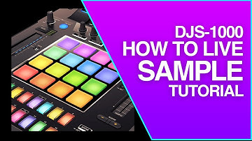 Pioneer DJS-1000 How to Live Sample a Synth | Live Sampling Live Looping Tutorial
