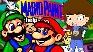 Mario Paint NIGHTMARE FUEL! - ConnerTheWaffle