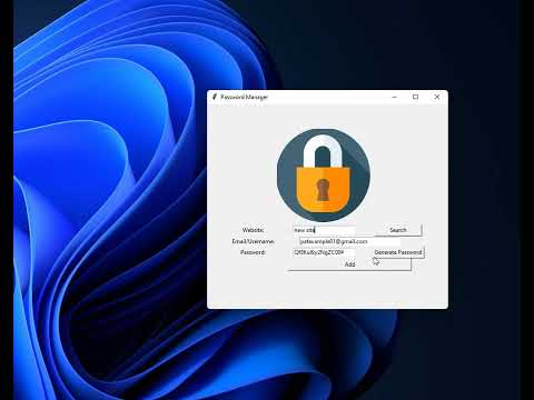 Password manager project