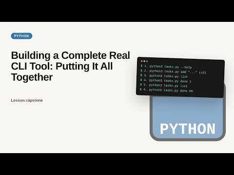 Building a Complete Real CLI Tool: Putting It All Together