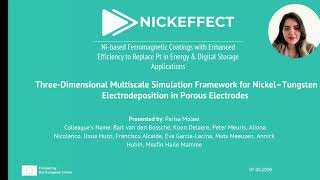 📽️ 3D Multiscale Simulation Framework for Nickel–Tungsten Electrodeposition in Porous Electrodes