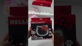 Hello Kitty Light Up Wall Decor + Reed Diffuser #hellokitty #hellokittyfinds #marshalls #fivebelow