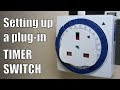 How to use a Plug-In Timer Switch - Setting up a Mechanical Timer Switch