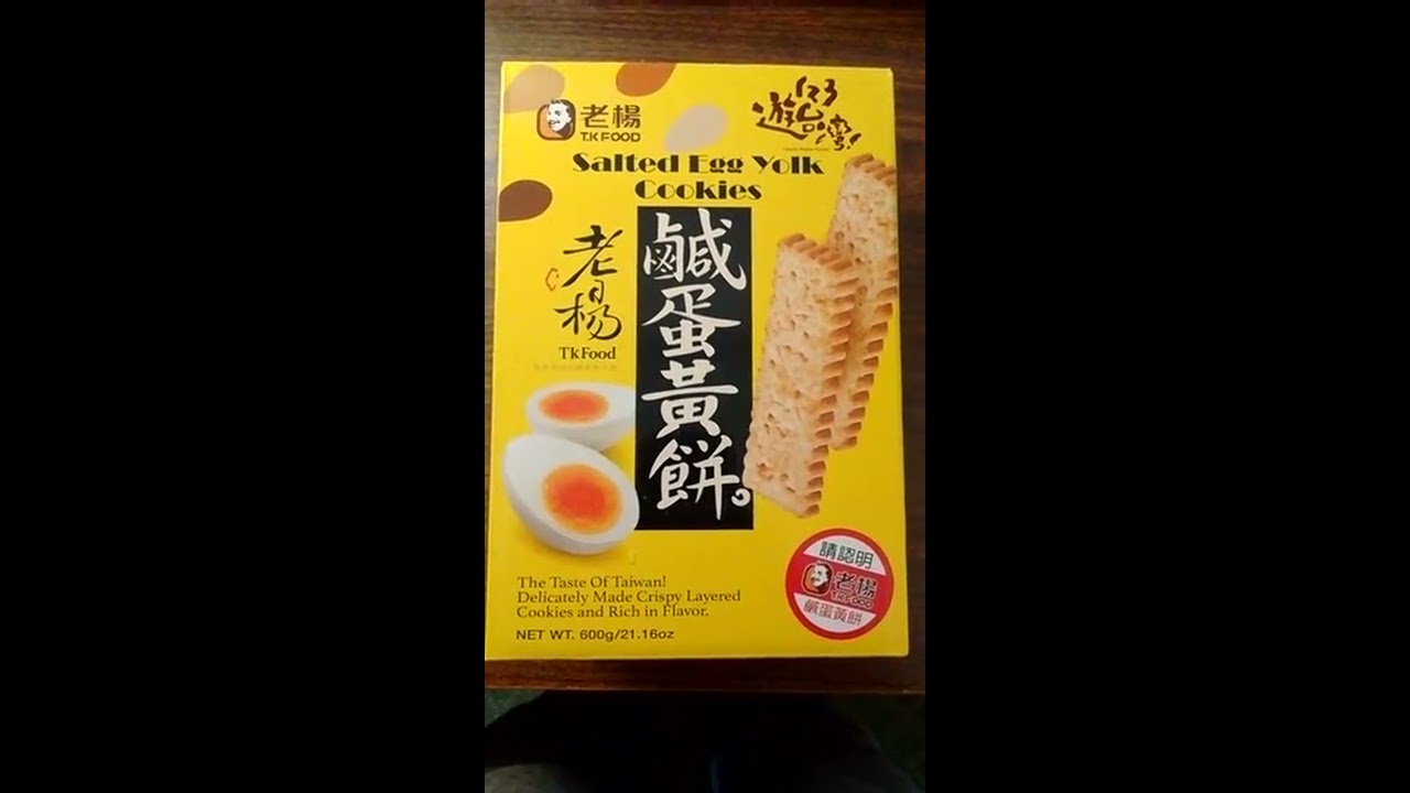 TK Food Salted Egg Yolk Cookies from Costco reviewed by John V