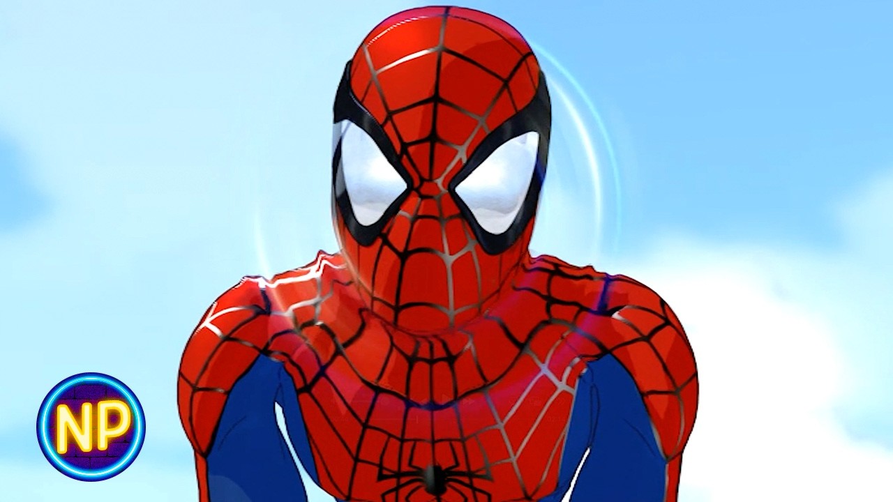The Gaines Twins Escape From a Prisoner Transport Van | Spider-Man: The Series (2003)