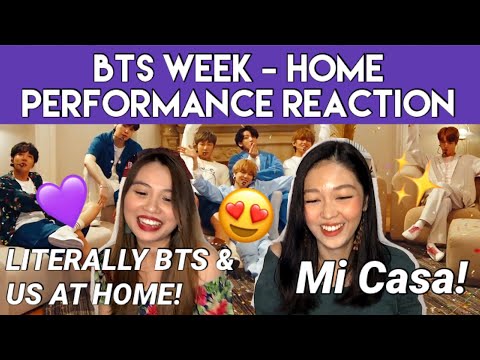 BTS WEEK 'HOME' PERFORMANCE (THE TONIGHT SHOW JIMMY FALLON) | REACTION (Dorky BTS at home!😁😍💜)