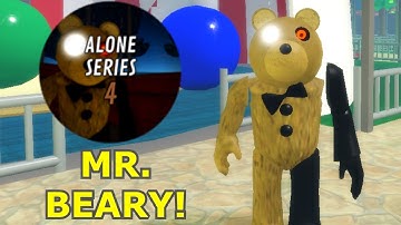How to get "ALONE SERIES 4 MR BEARY" BADGE + MORPH/SKIN in PIGGY BOOK 2 ALTERNATIVE VERSE! - Roblox
