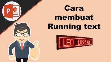 Trik membuat running text di powerpoint