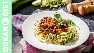 Zucchini Noodles With Bolognese Sauce