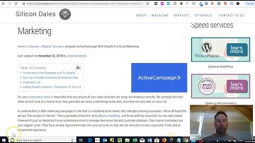 Creating A Welcome Email Automation Sequence With Active Campaign For Shopify