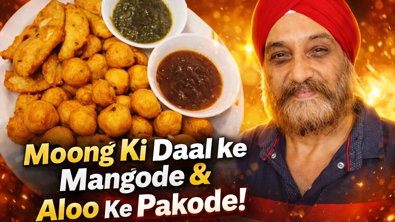 Moong Ki Daal Ke Mangode Aur Aloo Pakode | Crispy Indian Snacks | Titto Agra Vlogs