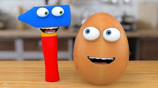Egg Vs Hammer Doodles