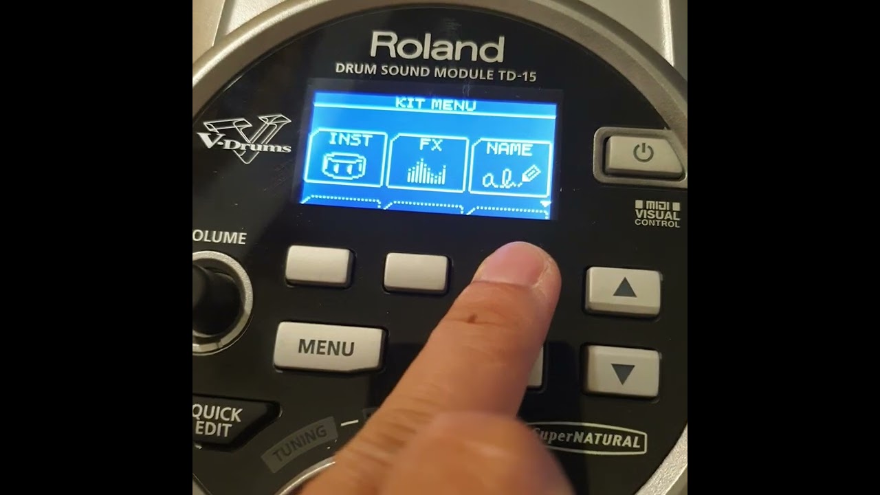 Roland TD-15 Real Acoustics Sound Edition: Custom sounds by drum