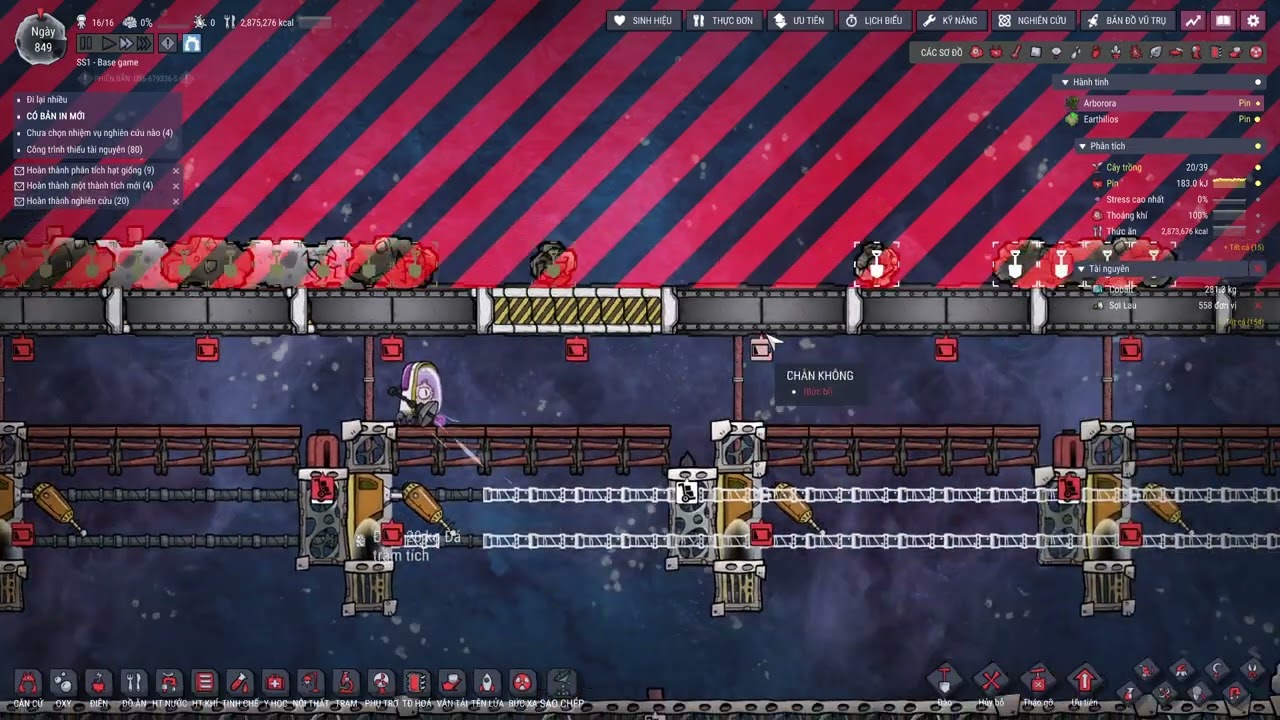 Oxygen Not Included - SS1 - Tập 67 - Vận hành thử hệ thống khai thác thiên thạch
