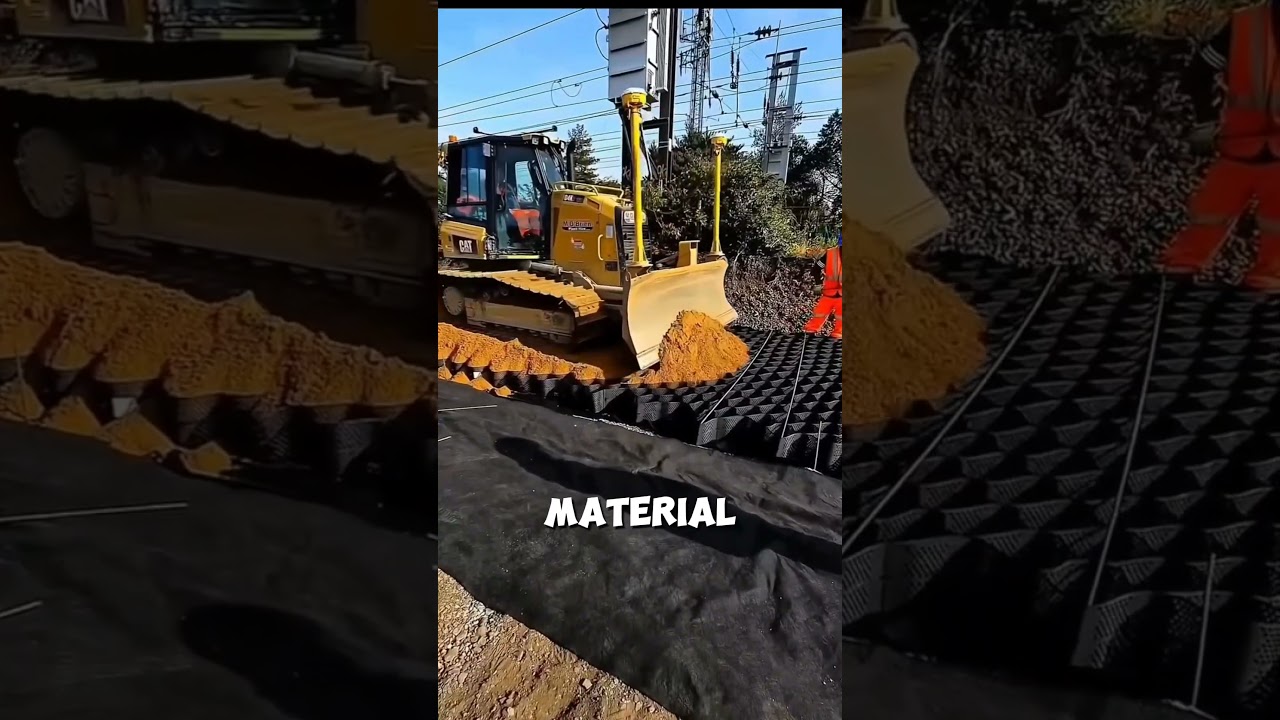 This Is How Geocell Technology Creates Durable Roads #shorts
