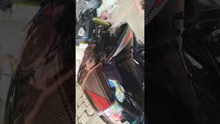 #modified #bike #Apache #Black smoke # lamination#shortvideo #trending #viral #modificition #new