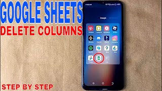 ✅  How To Delete Columns In Google Sheets 🔴