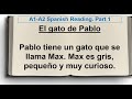 Easy Spanish Reading Practice | Short Stories for Beginners for A1-A2. Part 1