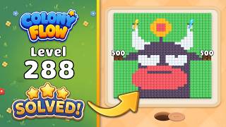 Colony Flow! - Level 288 Walkthrough 🧩 | Solution & Gameplay (ABI GAMES) 🐜
