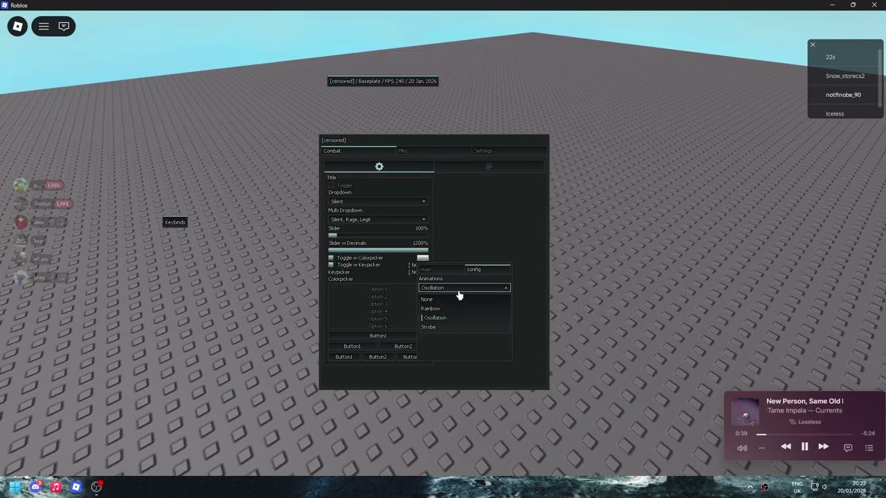 [FOR SALE] - ImGui Themed Menu x11.solutions