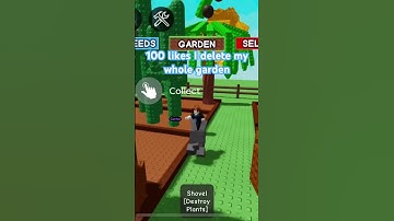 100 likes I destroy my garden #funny #memes #trend #roblox #viralvideo #shorts #vr #fyp #subscribe