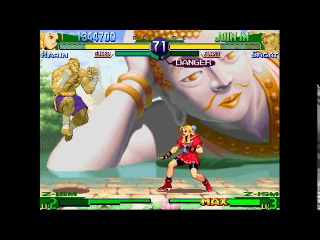 ストリートファイターゼロ3 1コインクリア（神月かりん）/ Street
