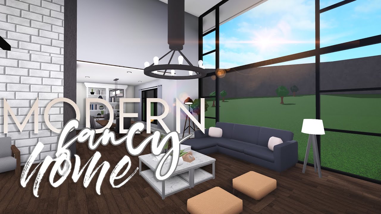 Bloxburg | Modern Fancy Mansion | 140k | House Build - YouTube